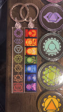 Load image into Gallery viewer, Chakra Acrylic Keychains