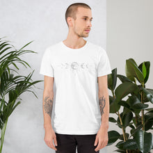 Load image into Gallery viewer, Symbol Goddess off-white Moons; Unisex t-shirt