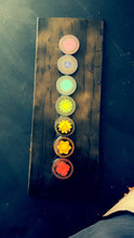 Load image into Gallery viewer, Chakra Collector Coins - Metal Plate 6" x 14"