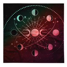 Load image into Gallery viewer, Symbol Goddess Moons All-over print bandana

