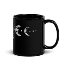 Load image into Gallery viewer, Moons&#39; Black Glossy Mug
