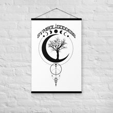 Load image into Gallery viewer, Symbol Goddess Poster with hangers
