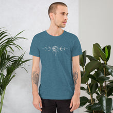 Load image into Gallery viewer, Symbol Goddess off-white Moons; Unisex t-shirt
