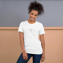 Load image into Gallery viewer, Symbol Goddess Gray Moon Unisex t-shirt
