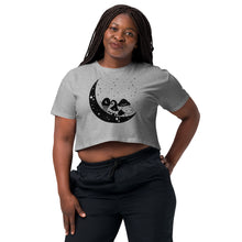 Load image into Gallery viewer, Moon Shroom Women’s crop top
