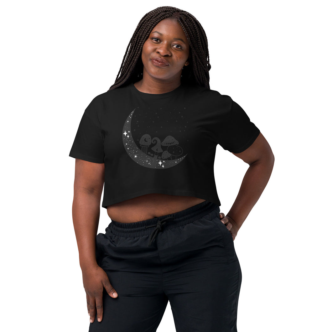 Moon Shroom Women’s crop top