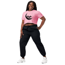 Load image into Gallery viewer, Moon Shroom Women’s crop top
