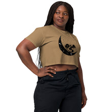 Load image into Gallery viewer, Moon Shroom Women’s crop top
