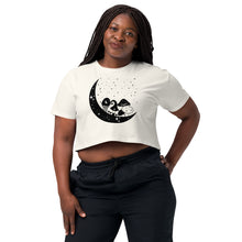 Load image into Gallery viewer, Moon Shroom Women’s crop top
