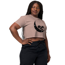 Load image into Gallery viewer, Moon Shroom Women’s crop top
