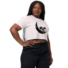 Load image into Gallery viewer, Moon Shroom Women’s crop top
