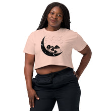 Load image into Gallery viewer, Moon Shroom Women’s crop top
