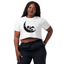 Load image into Gallery viewer, Moon Shroom Women’s crop top
