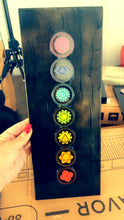 Load image into Gallery viewer, Chakra Collector Coins - Metal Plate 6&quot; x 14&quot;

